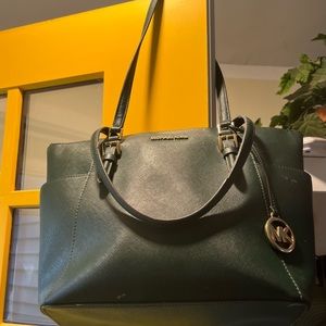 Hunter Green Michael Kors Purse
